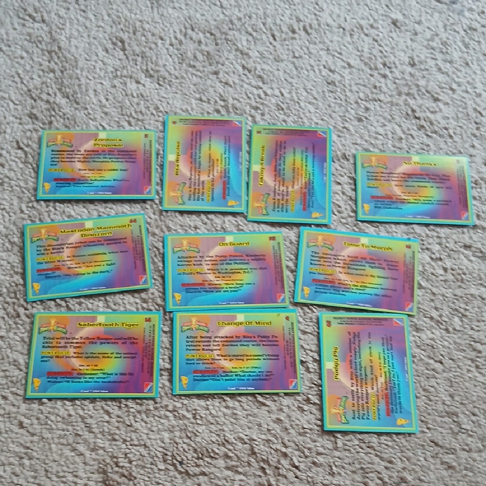 Power Rangers Trading Cards Set - Picture 2 of 2